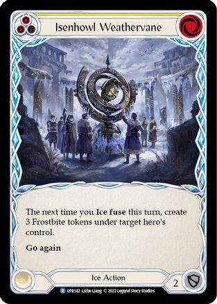 Isenhowl Weathervane (Yellow) [UPR142] (Uprising)  Rainbow Foil Flesh And Blood Single Flesh And Blood   