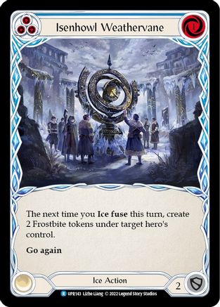 Isenhowl Weathervane (Blue) [UPR143] (Uprising)  Rainbow Foil Flesh And Blood Single Flesh And Blood   
