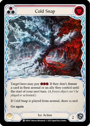 Cold Snap (Red) [UPR147] (Uprising) Flesh And Blood Single Flesh And Blood   