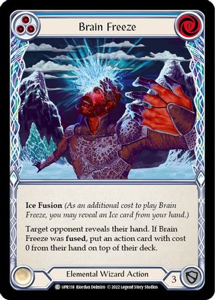 Brain Freeze (Blue) [UPR118] (Uprising) Flesh And Blood Single Flesh And Blood   
