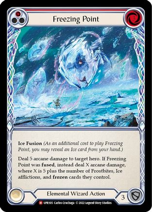 Freezing Point [UPR105] (Uprising)  Rainbow Foil Flesh And Blood Single Flesh And Blood   