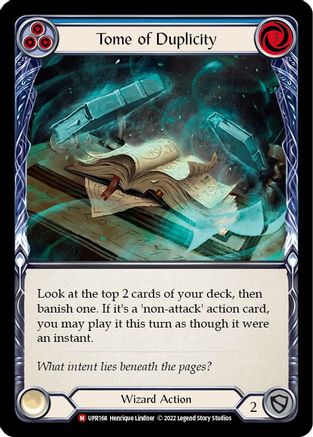 Tome of Duplicity [UPR168] (Uprising)  Rainbow Foil Flesh And Blood Single Flesh And Blood   