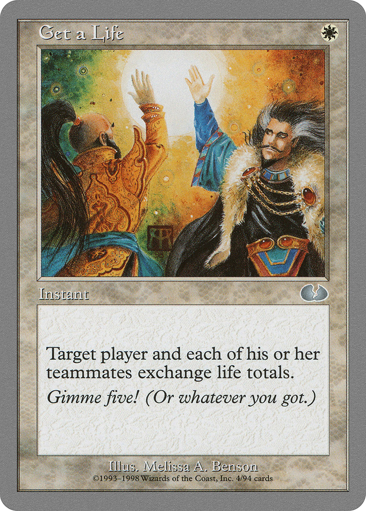 Get a Life (UGL-004) [Unglued] MTG Single Wizards of the Coast