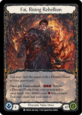 Fai, Rising Rebellion // Fai [UPR044//UPR045] (Uprising) Flesh And Blood Single Flesh And Blood   