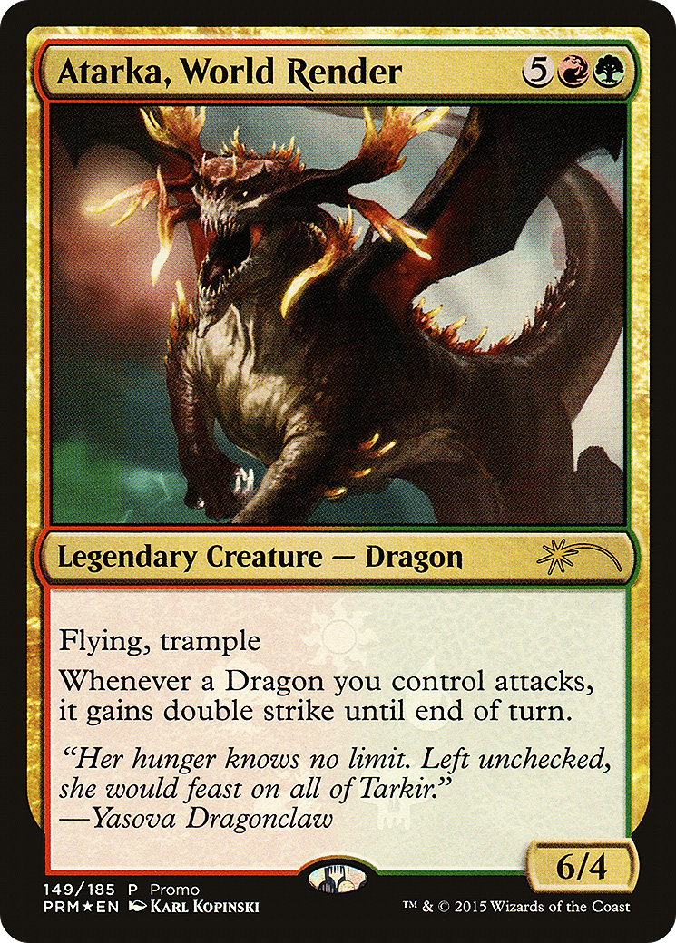 Atarka, World Render (UMP-149) [Fate Reforged Promos] Foil MTG Single Wizards of the Coast
