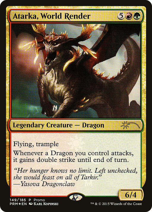Atarka, World Render (UMP-149) [Fate Reforged Promos] Foil MTG Single Wizards of the Coast