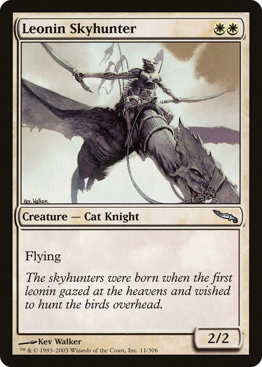 Leonin Skyhunter (MRD-011) [Mirrodin] MTG Single Wizards of the Coast