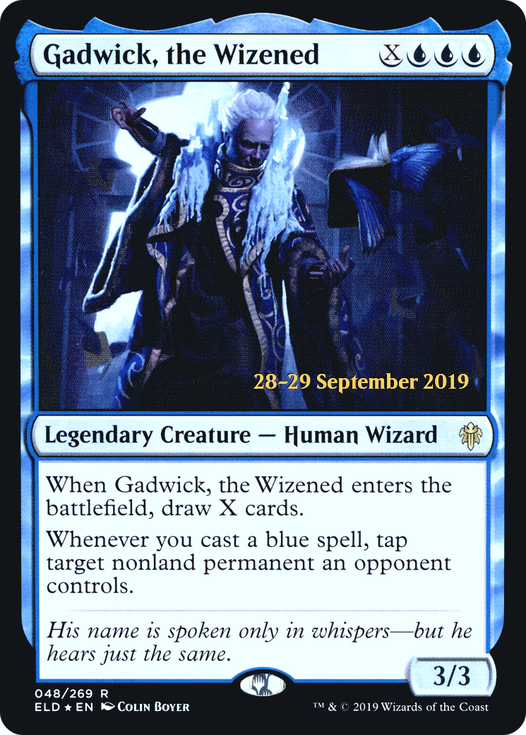 Gadwick, the Wizened (PRE-048) [Throne of Eldraine Promos] Foil MTG Single Wizards of the Coast
