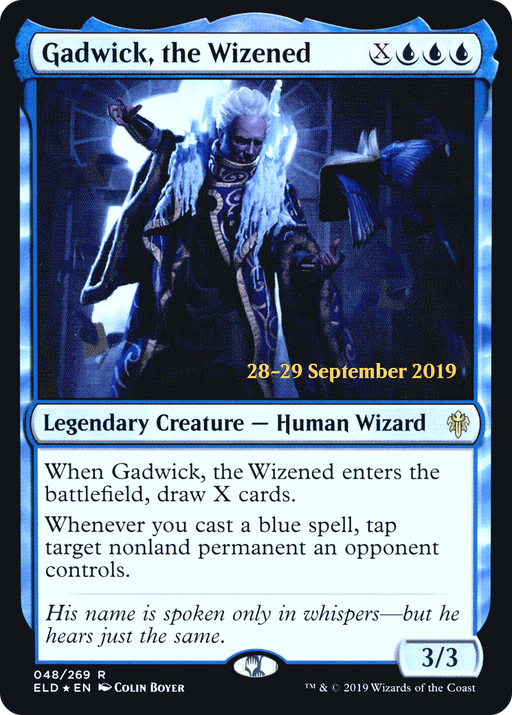 Gadwick, the Wizened (PRE-048) [Throne of Eldraine Promos] Foil MTG Single Wizards of the Coast