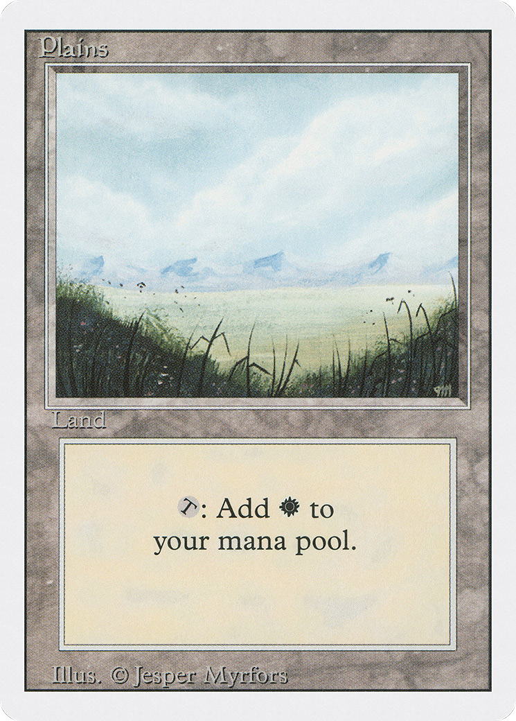 Plains (3ED-292) [Revised Edition] MTG Single Wizards of the Coast