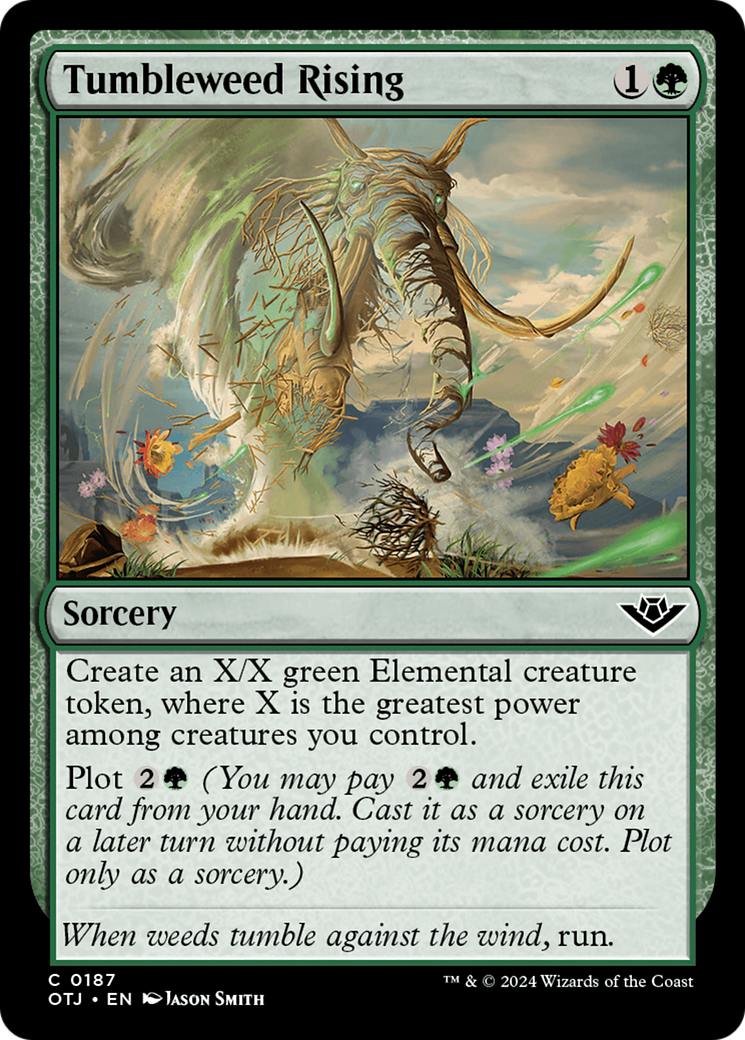 Tumbleweed Rising (OTJ-187) [Outlaws of Thunder Junction] Foil MTG Single Wizards of the Coast