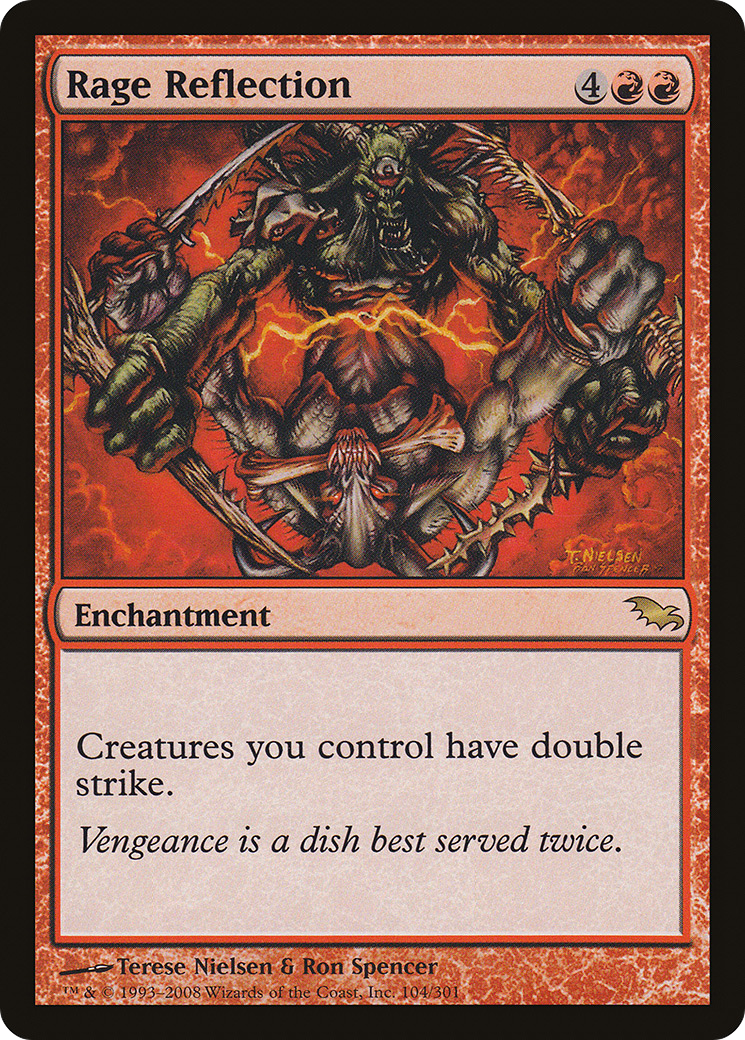 Rage Reflection (SHM-104) [Shadowmoor] Foil MTG Single Wizards of the Coast