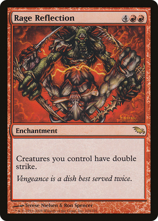 Rage Reflection (SHM-104) [Shadowmoor] MTG Single Wizards of the Coast