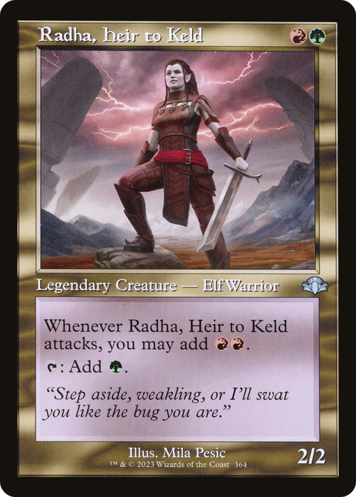 Radha, Heir to Keld (DMR-364) [Dominaria Remastered] Foil MTG Single Wizards of the Coast