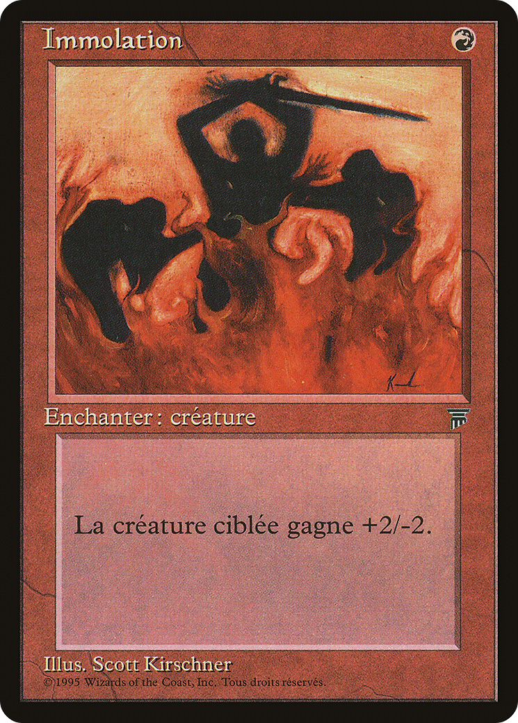 Immolation (French) (REN-) [Renaissance] MTG Single Wizards of the Coast