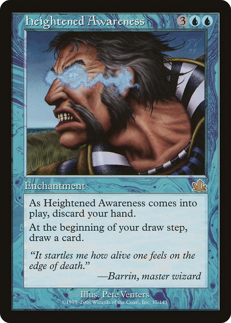 Heightened Awareness (PCY-037) [Prophecy] MTG Single Wizards of the Coast