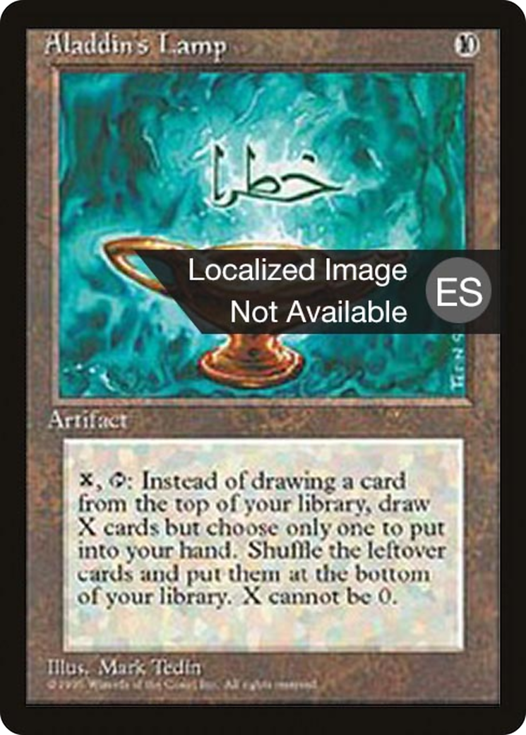 Aladdin's Lamp (4BB-) [Fourth Edition Foreign Black Border] MTG Single Wizards of the Coast
