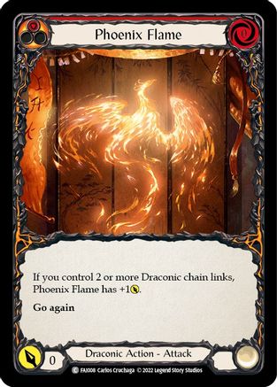 Phoenix Flame [FAI008] (Uprising Fai Blitz Deck) Flesh And Blood Single Flesh And Blood   