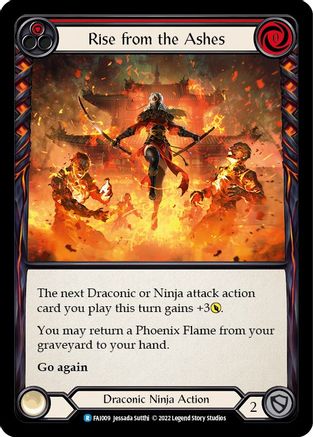 Rise From the Ashes (Red) [FAI009] (Uprising Fai Blitz Deck) Flesh And Blood Single Flesh And Blood   