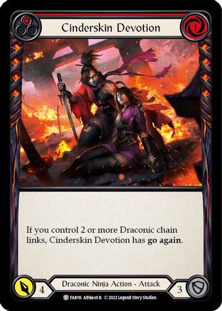 Cinderskin Devotion (Red) [FAI016] (Uprising Fai Blitz Deck) Flesh And Blood Single Flesh And Blood   