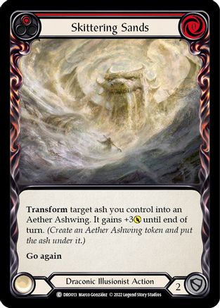 Skittering Sands [DRO013] (Uprising Dromai Blitz Deck) Flesh And Blood Single Flesh And Blood   