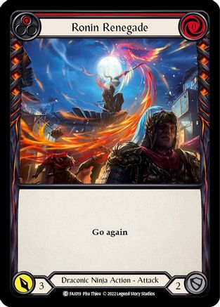 Ronin Renegade (Red) [FAI019] (Uprising Fai Blitz Deck) Flesh And Blood Single Flesh And Blood   