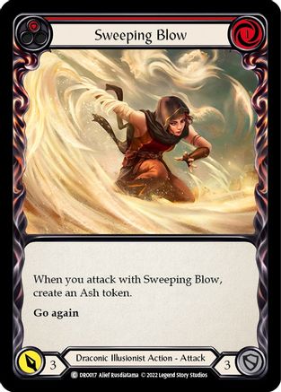 Sweeping Blow (Red) [DRO017] (Uprising Dromai Blitz Deck) Flesh And Blood Single Flesh And Blood   