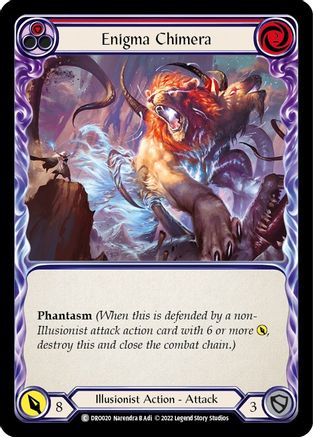 Enigma Chimera [DRO020] (Uprising Dromai Blitz Deck) Flesh And Blood Single Flesh And Blood   