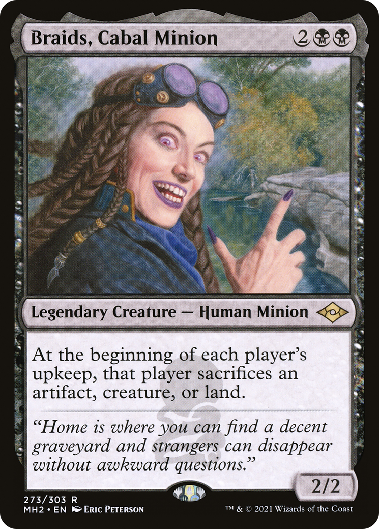 Braids, Cabal Minion (MH2-273) [Modern Horizons 2] Foil MTG Single Wizards of the Coast