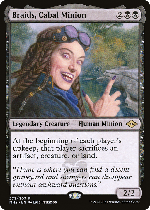Braids, Cabal Minion (MH2-273) [Modern Horizons 2] Foil MTG Single Wizards of the Coast