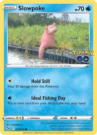 Slowpoke (19/78) [SWSH: Pokemon GO] Pokemon Single Pokémon