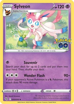 Sylveon (35/78) Holofoil [SWSH: Pokemon GO] Pokemon Single Pokémon
