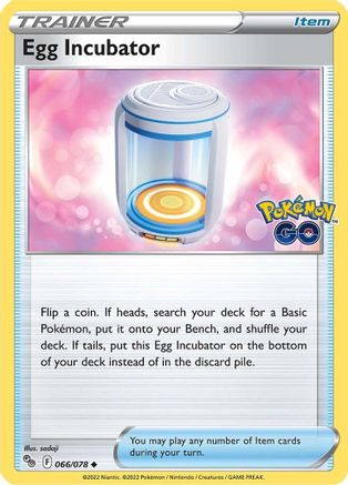 Egg Incubator (66/78) [SWSH: Pokemon GO] Pokemon Single Pokémon