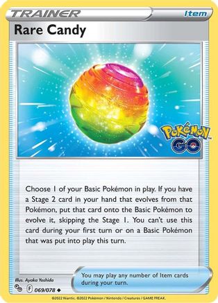 Rare Candy (69/78) [SWSH: Pokemon GO] Pokemon Single Pokémon