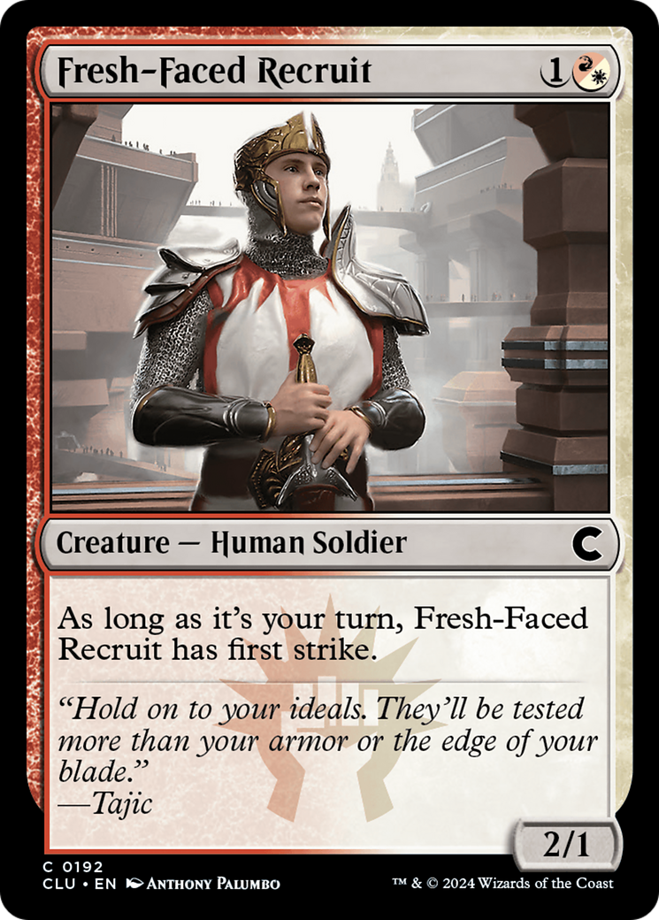 Fresh-Faced Recruit (CLU-192) [Ravnica: Clue Edition] MTG Single Wizards of the Coast