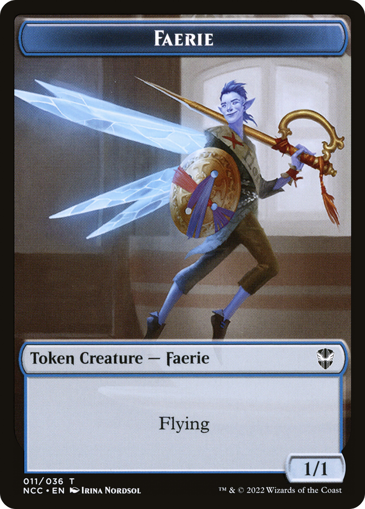 Faerie (TNCC-011) [Tokens] New Capenna Commander Tokens Foil MTG Single Wizards of the Coast