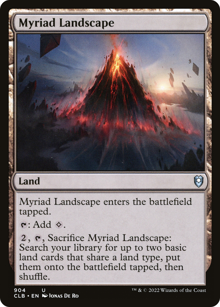 Myriad Landscape (CLB-904) [Commander Legends: Battle for Baldur's Gate] MTG Single Wizards of the Coast