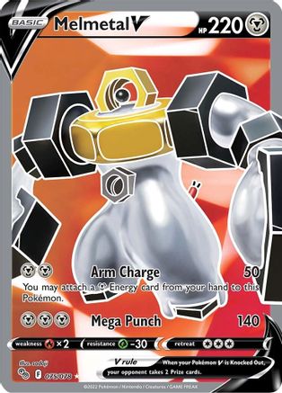 Melmetal V (Full Art) (75/78) Holofoil [SWSH: Pokemon GO] Pokemon Single Pokémon