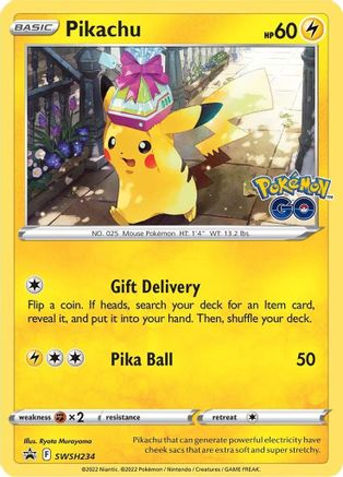 Pikachu - SWSH234 (SWSH234/307) Holofoil [Promos: SWSH Promo Cards] Pokemon Single Pokémon
