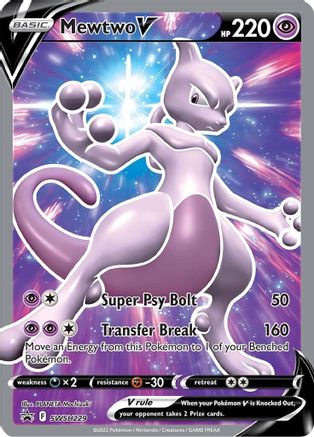 Mewtwo V - SWSH229 (SWSH229/307) - [Promos: SWSH Promo Cards] Holofoil Pokemon Single Pokémon