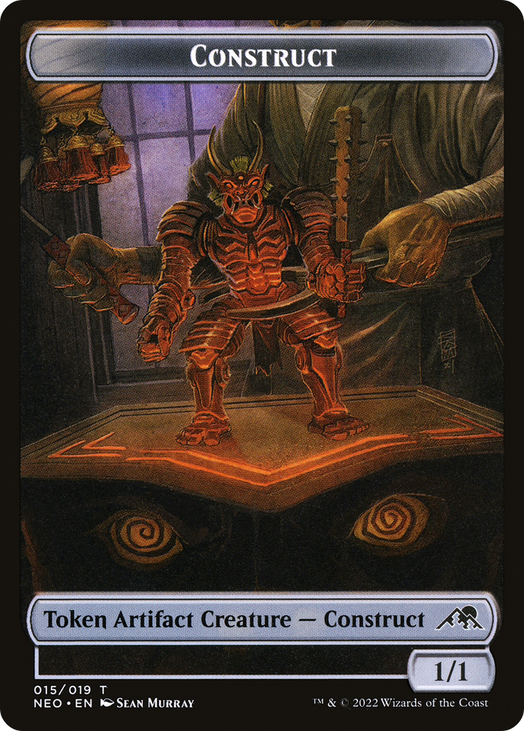 Construct Token (015) (NEO-015) [Tokens] Kamigawa: Neon Dynasty Tokens MTG Single Wizards of the Coast