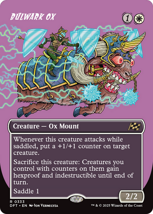 Bulwark Ox (DFT-333) [Aetherdrift] (Borderless) MTG Single Wizards of the Coast