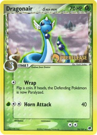 Dragonair (Delta Species) - 28/101 (Prerelease) () [Promos: Nintendo Promos] Pokemon Single Pokémon