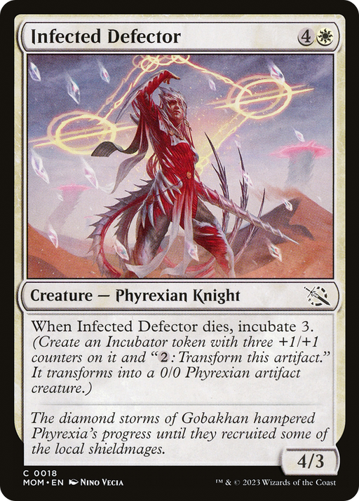 Infected Defector (MOM-018) [March of the Machine] Foil MTG Single Wizards of the Coast