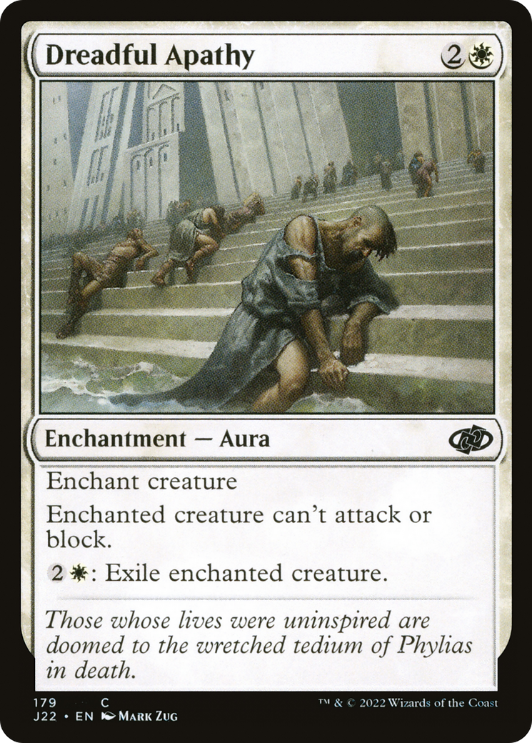 Dreadful Apathy (J22-179) [Jumpstart 2022] MTG Single Wizards of the Coast