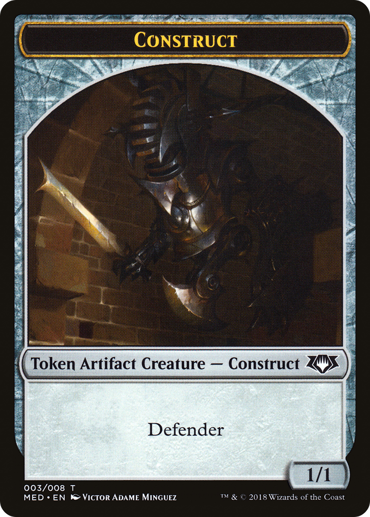 Construct Token (003) (MED-003) [Tokens] Mythic Edition Tokens MTG Single Wizards of the Coast