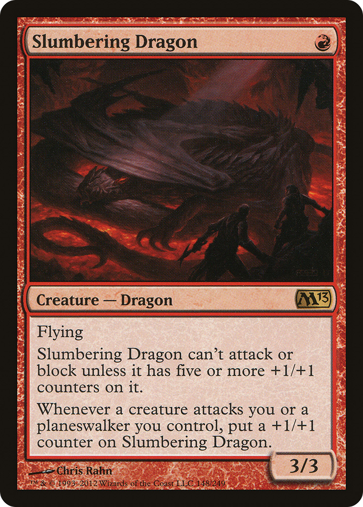 Slumbering Dragon (M13-148) [Magic 2013] MTG Single Wizards of the Coast