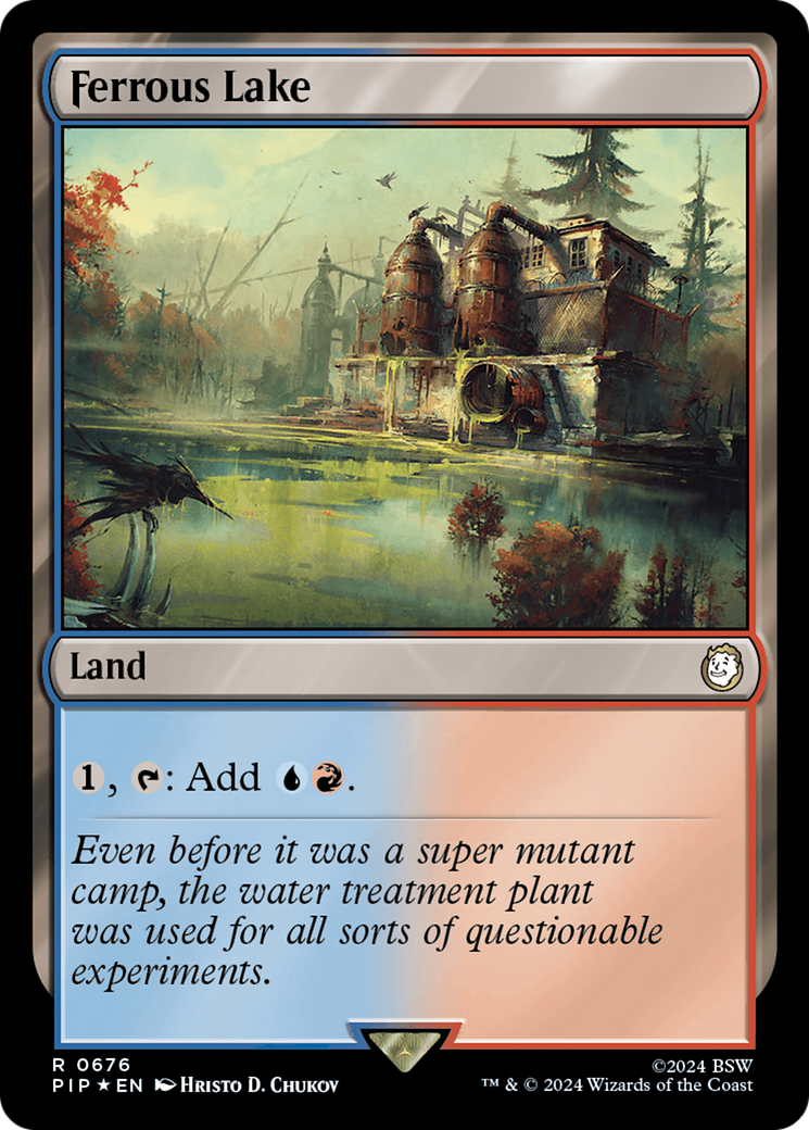 Ferrous Lake (Surge Foil) (PIP-676) [Fallout] Foil MTG Single Wizards of the Coast