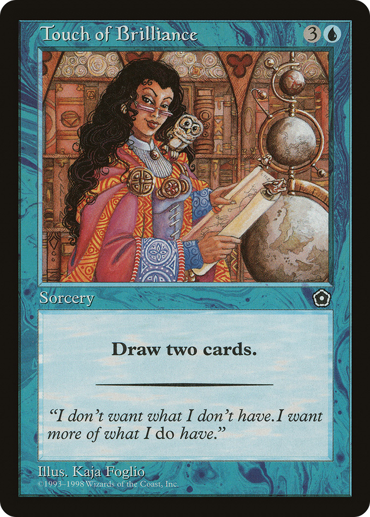 Touch of Brilliance (P02-) [Misc] Portal Second Age MTG Single Wizards of the Coast