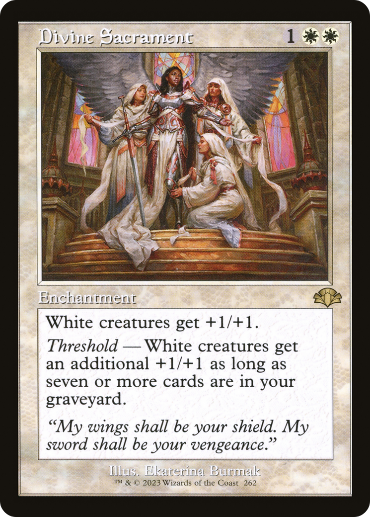 Divine Sacrament (DMR-262) [Dominaria Remastered] MTG Single Wizards of the Coast